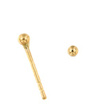 עגיל זהב כדור קטן