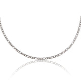 שרשרת גורמט סטיל כסף לגבר