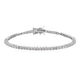 צמיד טניס כסף 925 – רוחב 2 מ״מ