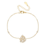 צמיד ״האש שלי״ בציפוי זהב משובץ זירקונים