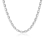 שרשרת חוליות עבות לגבר מפלדת אל חלד