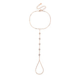 צמיד טבעת ג׳אדי בציפוי רוז גולד