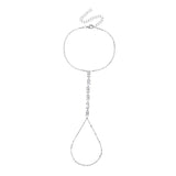 צמיד טבעת ג׳אדי כסף 925 משובץ