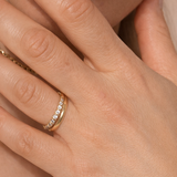 טבעת נישואים קלאסית דקה זהב 14 קראט