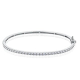 צמיד בנגל זהב 14K משובץ יהלומי מעבדה